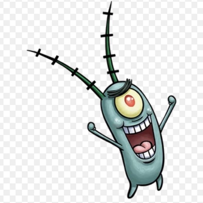 Who would win in a fight Spongebob or Plankton?