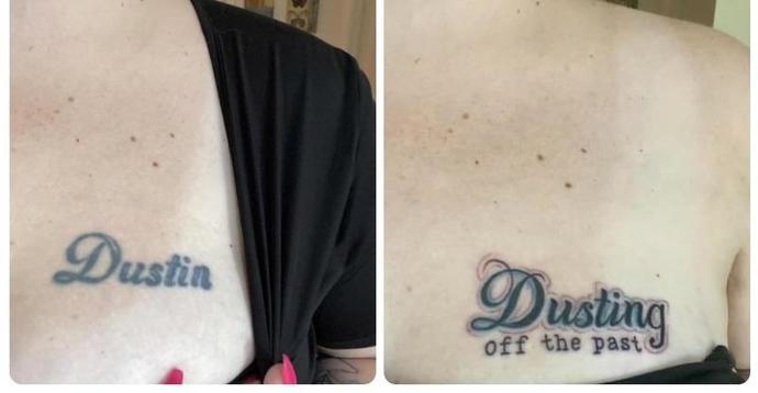 Would it be a deal breaker if you finally get intimate with your new partner for the first time and you see they have a tattoo of their exs name?
