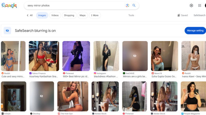 Why do women find men mirror photos so unattractive? I mean is Google sexist or just, right?