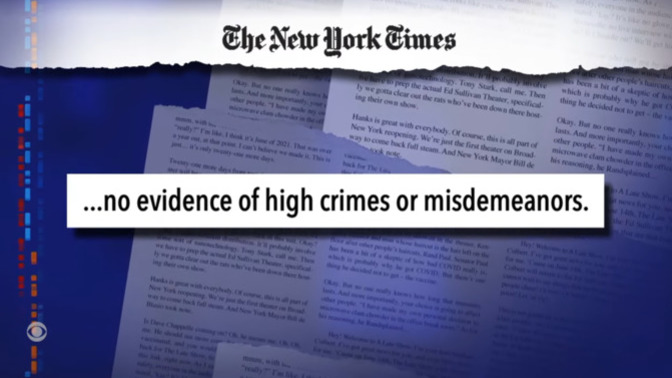 Should Congress investigate if they DONT have evidence?
