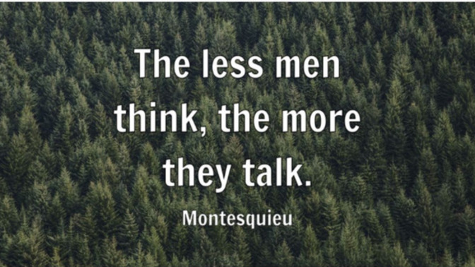 Which of these Montesquieu quotes do you like the most?