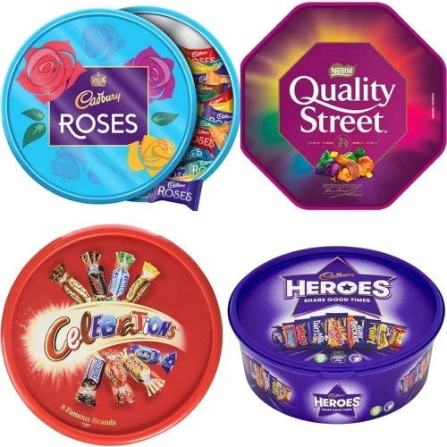 Who is king of the Christmas chocolate tubs?