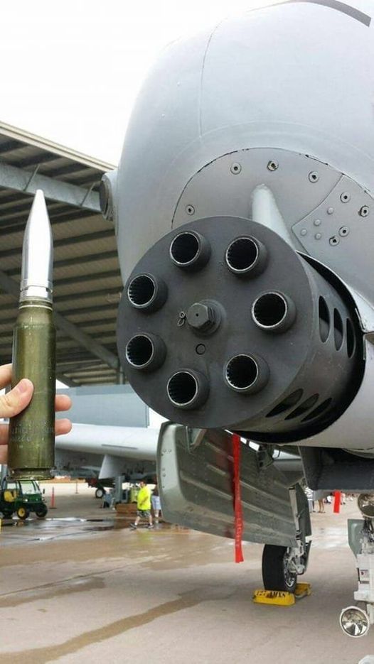 A10 Warthog 30mm Bullet and Nose Gun
