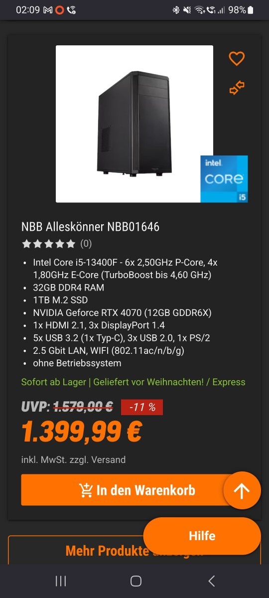 Could I get a good pre-built gaming pc for $1,400?