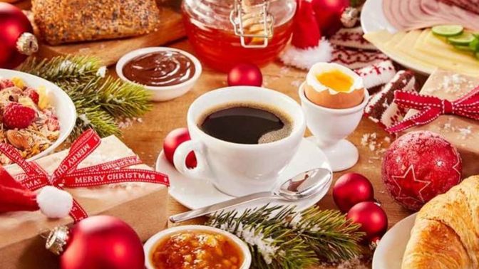 What do you traditionally have for Christmas morning breakfast?