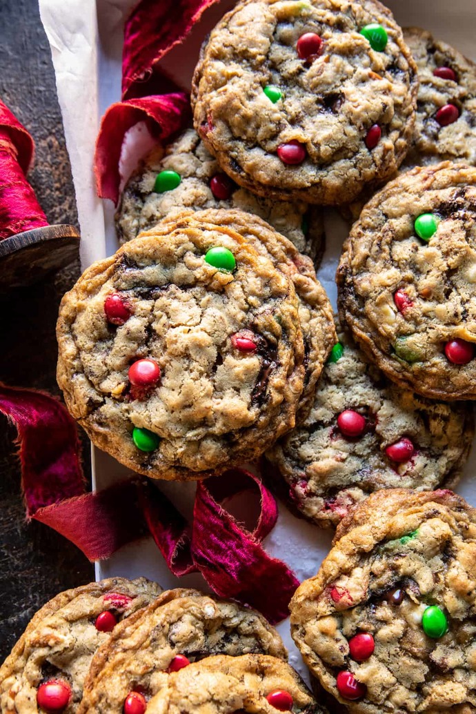 Would you eat Christmas monster cookies?