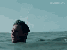 waking up in the middle of the ocean...