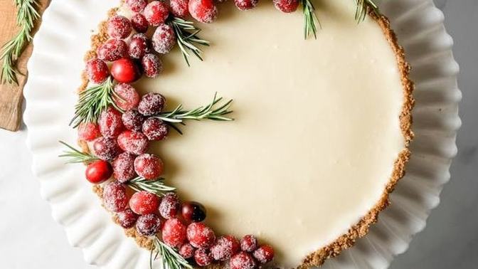 Would you eat a white chocolate cranberry tart?
