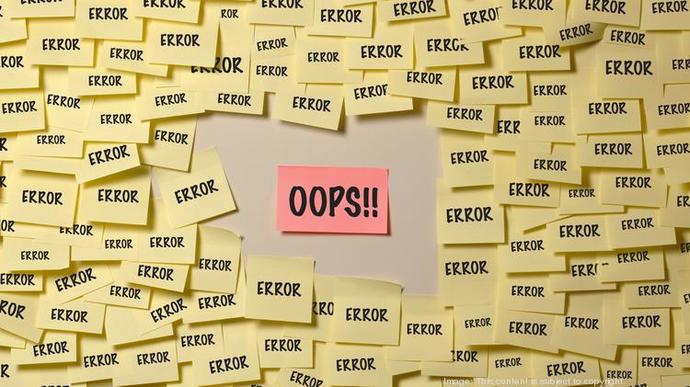 What was the last mistake you made big or small?