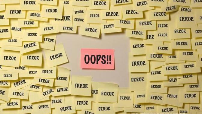 What was the last mistake you made big or small?