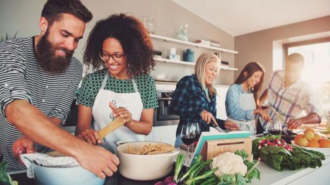How many people have actually met at cooking classes?