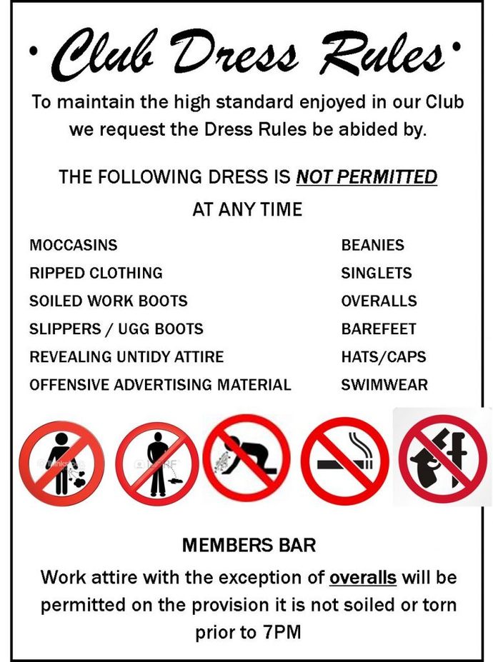 Do you think the way you dress should prohibit you from being allowed into certain spaces?