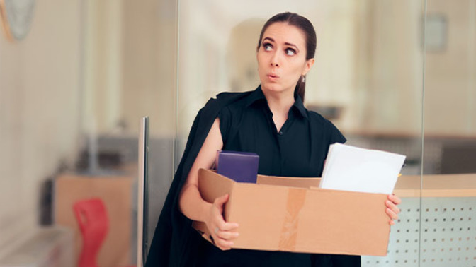Is it a good idea to start looking for a new job after I broke up with a colleague I was romantically involved with?