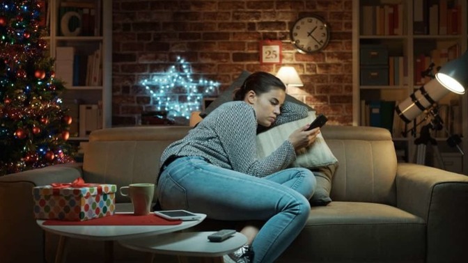 How do you cope with being alone on Christmas?