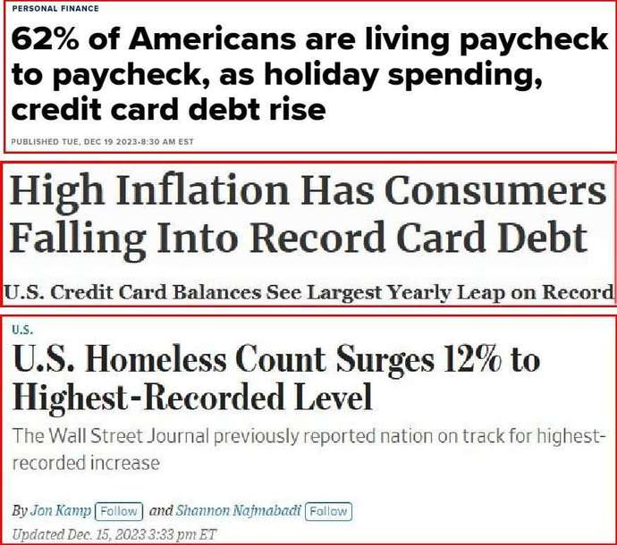 Are they serious? If this is what Democrats and their fake news calls The great Bidenomics economy! what the heck is a BAD economy to them?