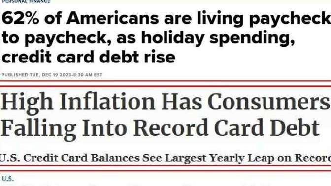 Are they serious? If this is what Democrats and their fake news calls "The great Bidenomics economy!" what the heck is a BAD economy to them?