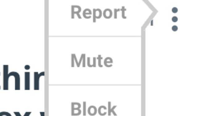 Why is the “block” only an option on some anonymous questions and not all?