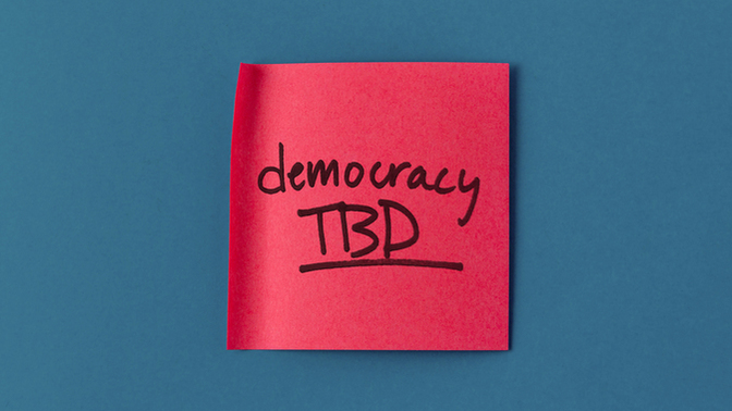 Do you think that sometimes restricting democracy is necessary in order to protect democracy?