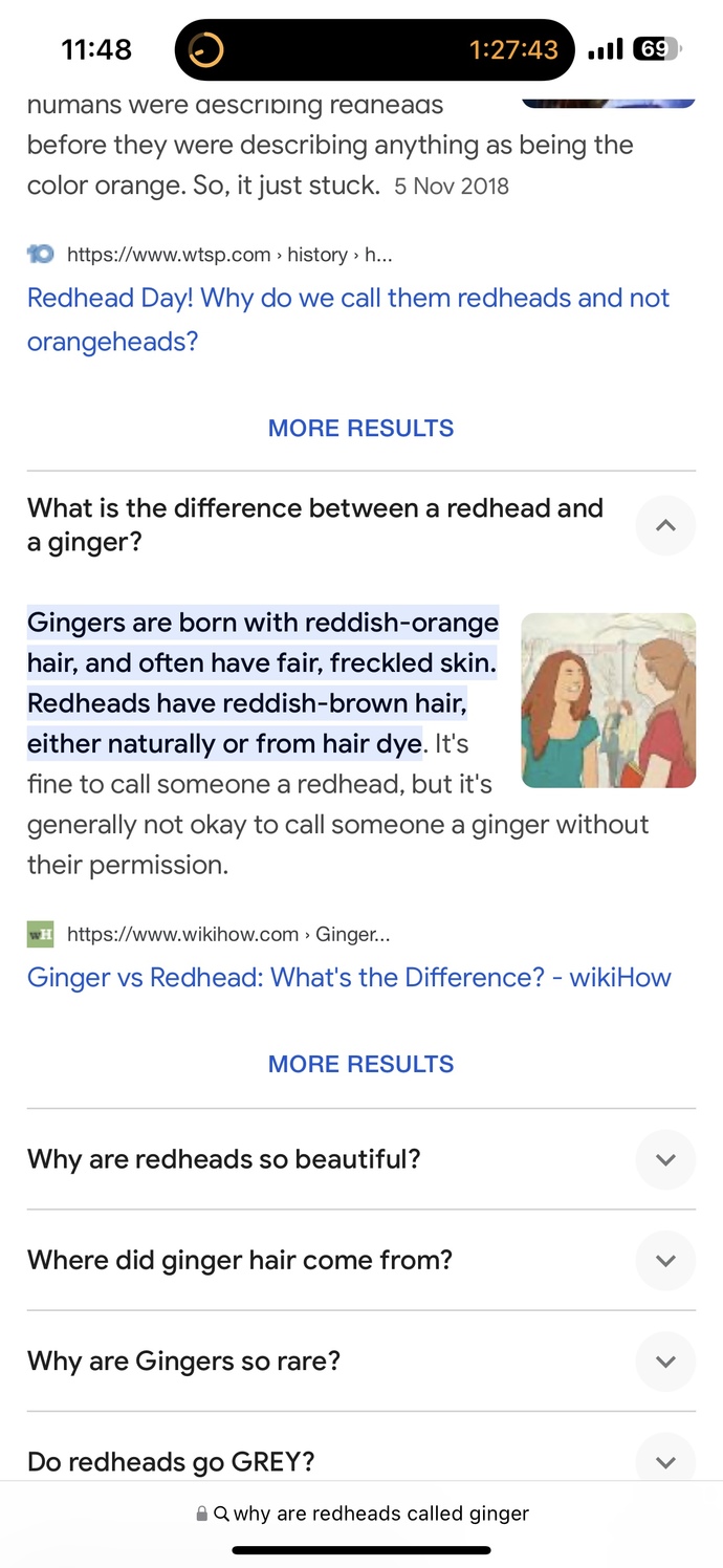 Why is it ok to call anyone a redhead but to call someone a ginger you need their permission?