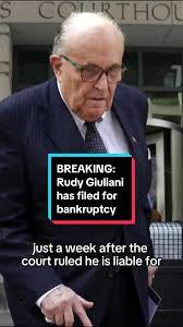What are your feelings now that Colorado has determined that Trump cannot run or be recognized as President & Rudy is forced into bankruptcy?