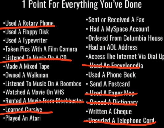 Pop Quiz: How many have you done?