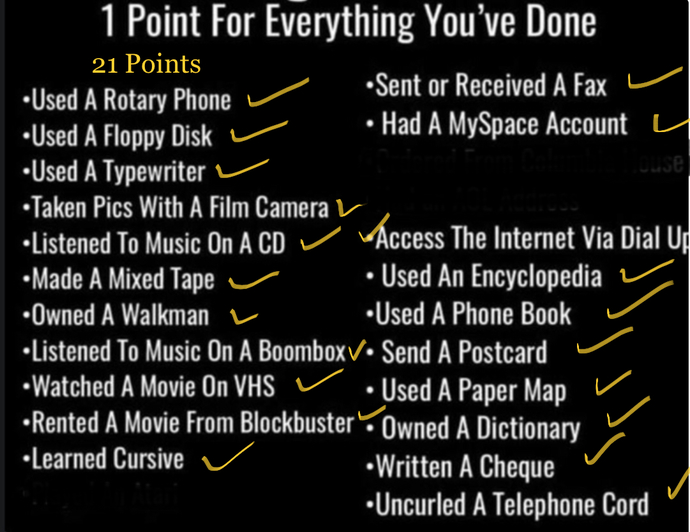 Pop Quiz: How many have you done?