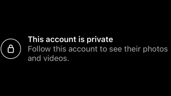 Why would someone go private on Instagram all of the sudden?