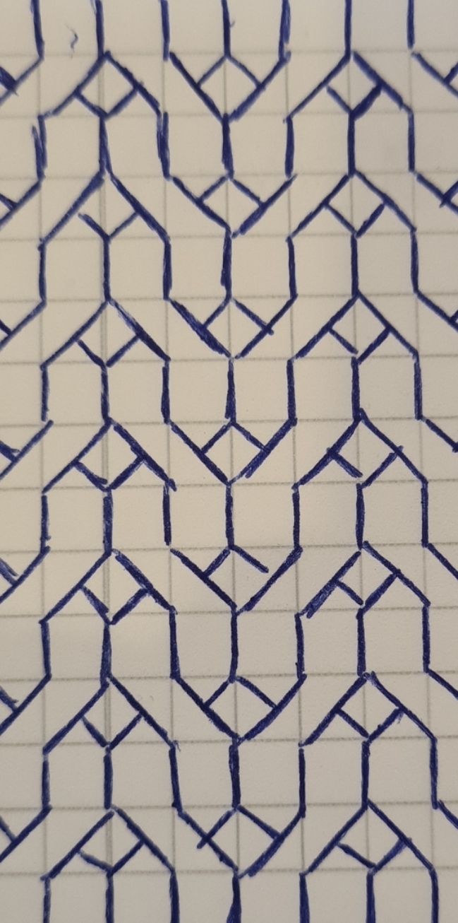 I have many notepads with this pattern, every page :P