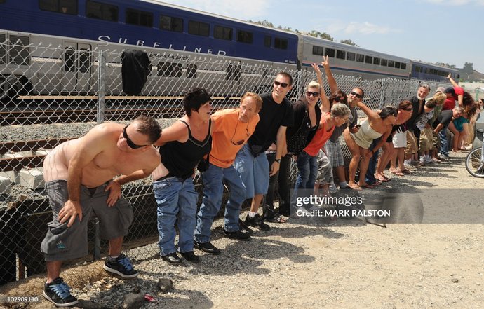 Do you throw rocks at trains for Christmas?