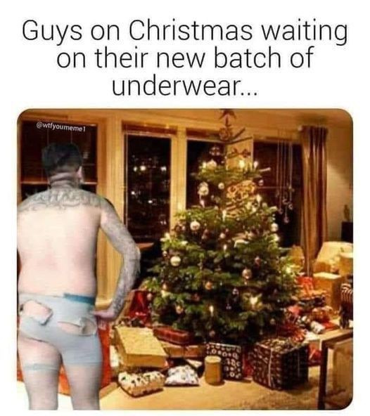 Guys, are you looking forward to your new underpants tomorrow?