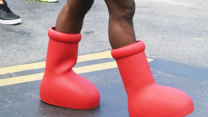 Do you like these BIG RED BOOTS?