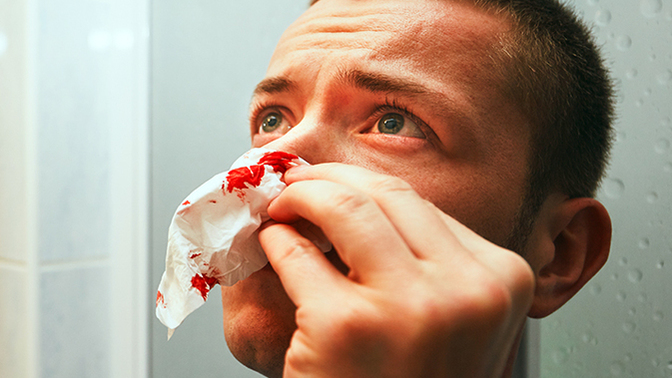 Do you get NOSEBLEEDS in winter?