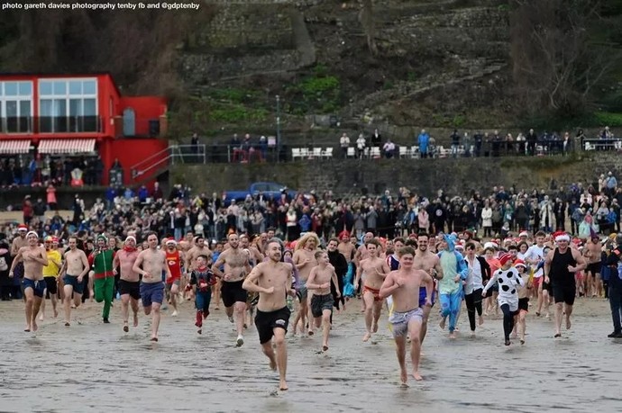 Have you ever done a Christmas sea swim?