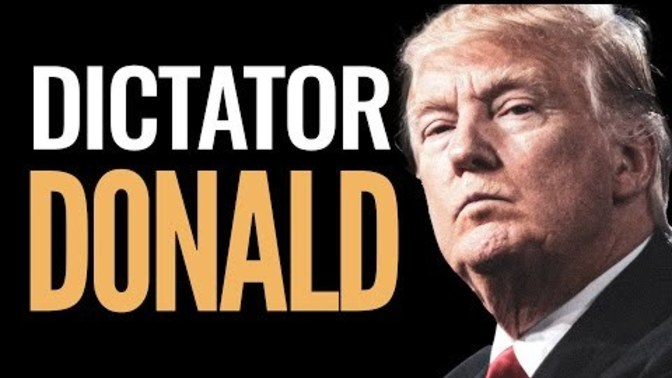 What do you think about Donald Trump's statement on terminating the Constitution? Does it sound like a dictator move to you?