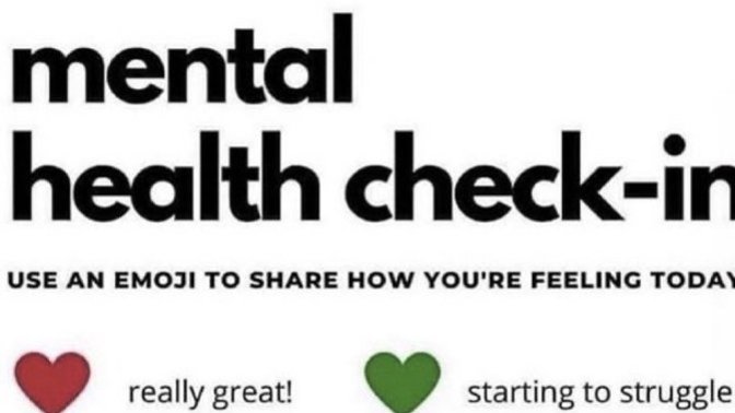 Mental health check-in?