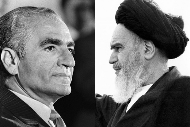 Why did the West drop its support for the Shah of Iran to support Khomeini?