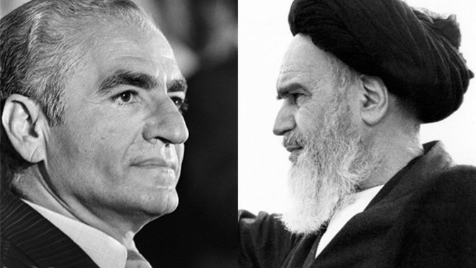 Why did the West drop its support for the Shah of Iran to support Khomeini?
