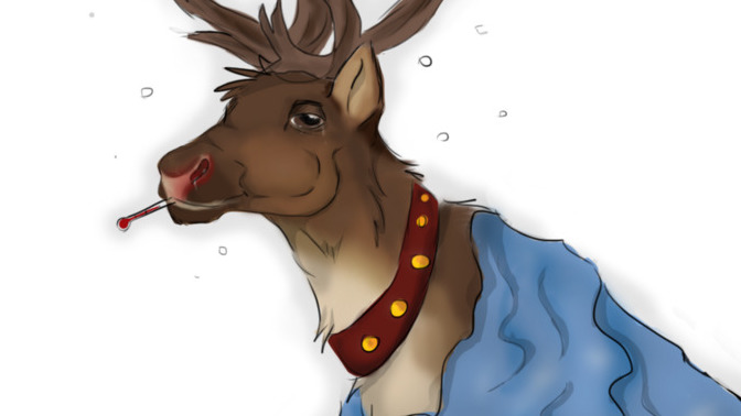 If Rudolph called in sick Christmas day which of the other reindeer should take over?