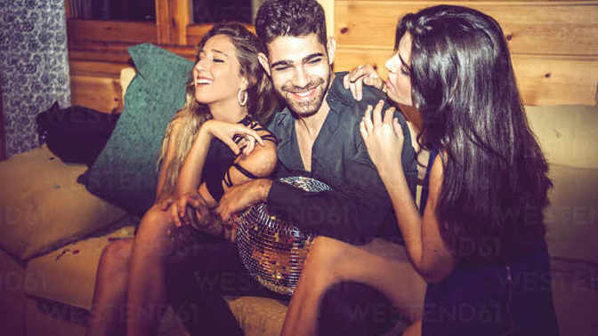 Would you flirt back if women are flirting with you at a party while being in a long distance relationship?