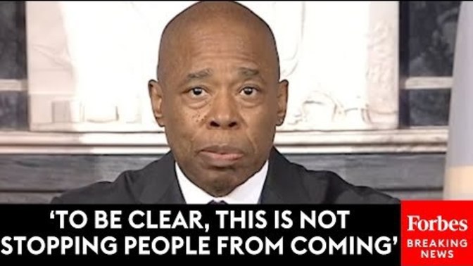 Why do Mayor Adams want to restrict the ammount of imigrants comming to NYC?