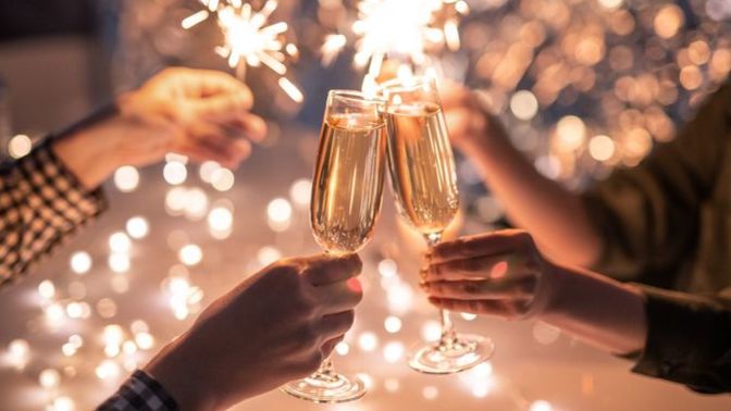 What do you drink on your New Year's Toast?