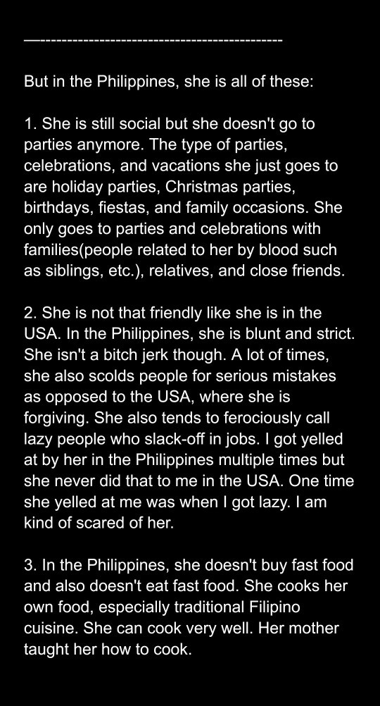 Why is my Filipino American friend like this in the Philippines?