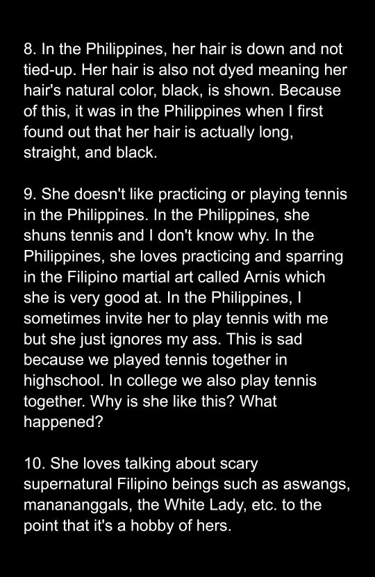 Why is my Filipino American friend like this in the Philippines?