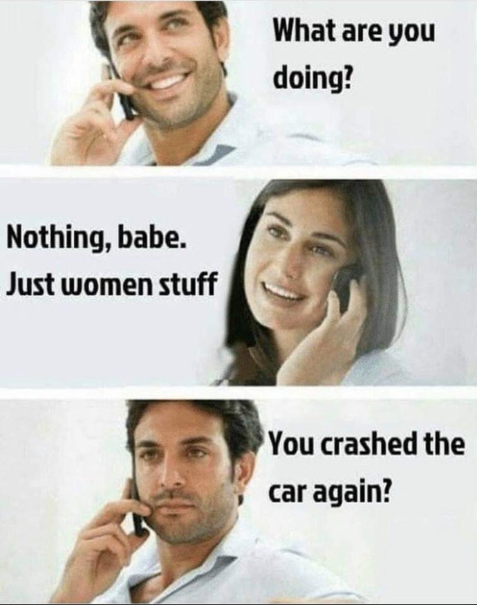 Who drives better.. you or your partner?