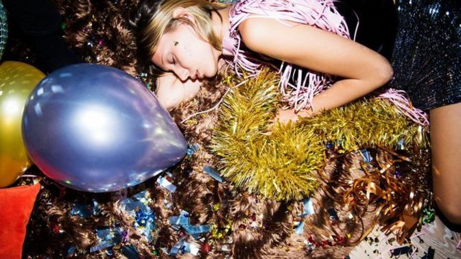 On a scale of, stayed at home to totally wasted, how wrecked did you get on New Years Eve?