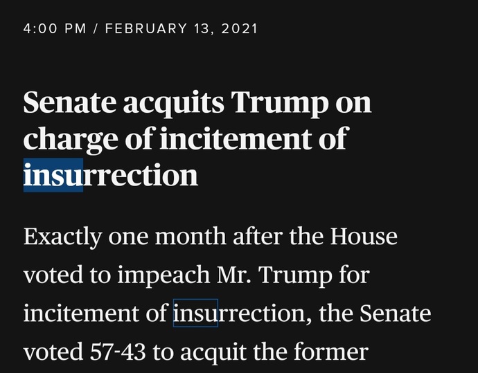 not even incite, certainly not did rebellion.