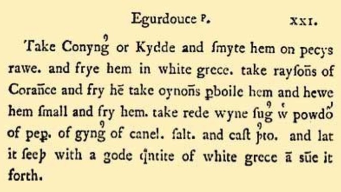 Have you ever cooked a very old recipe?