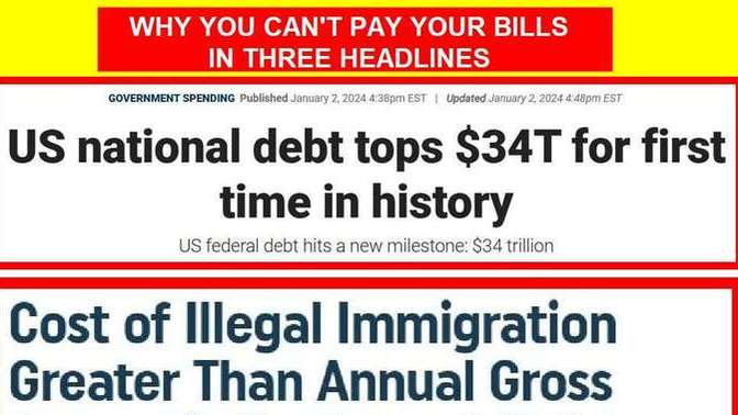 Why you can't pay your bills -- In Three Headlines -- Have you wondered why all of a sudden these past few years your costs are through the roof?