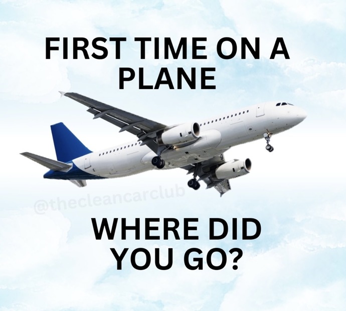 First time on a plane; where did YOU go?