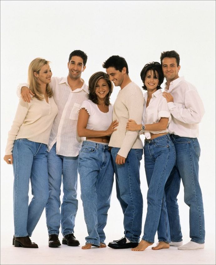 Why did people wore jeans all the time in the 90s?